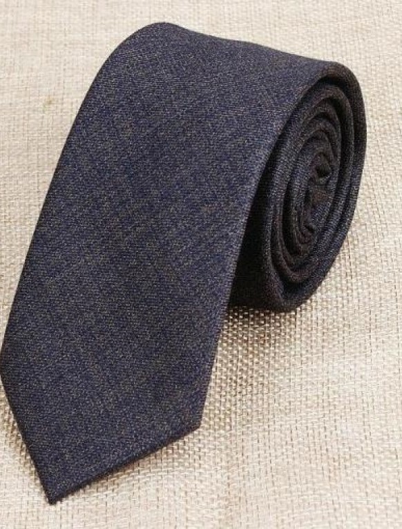 Мужской галстук темно-серый